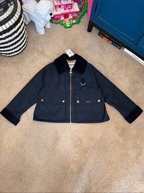 Barbour Nora Casual Jacket in Navy NWT